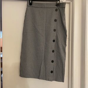 Zara plaid skirt.
